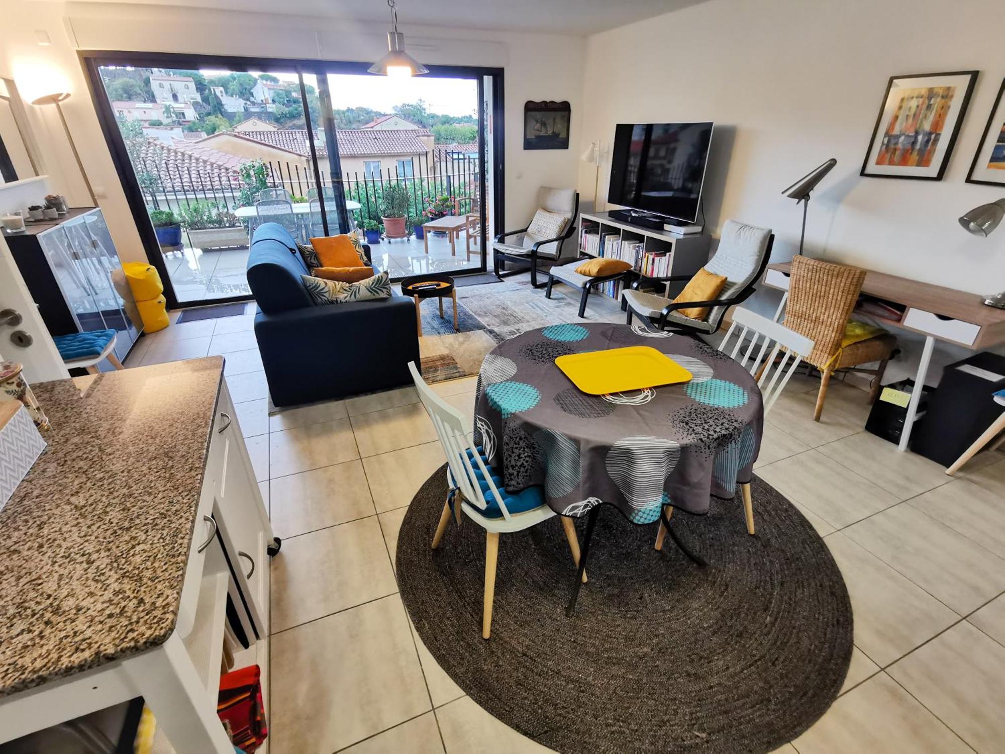 1Br Apartment T2 54M2 Onde Marine 2Nd Floor Lift Wifi Ac Parking Port Vendres Eksteriør bilde
